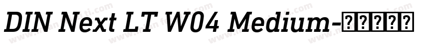 DIN Next LT W04 Medium字体转换
